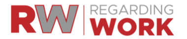 regarding work - logo